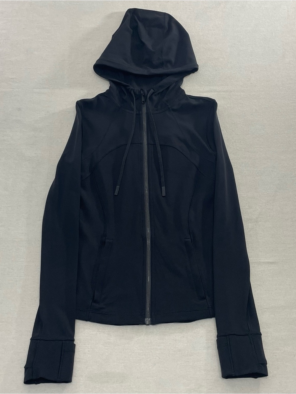 Lululemon Hooded Define Jacket Nulu Black Size 4 Women's Running Yoga Gym w4bsp